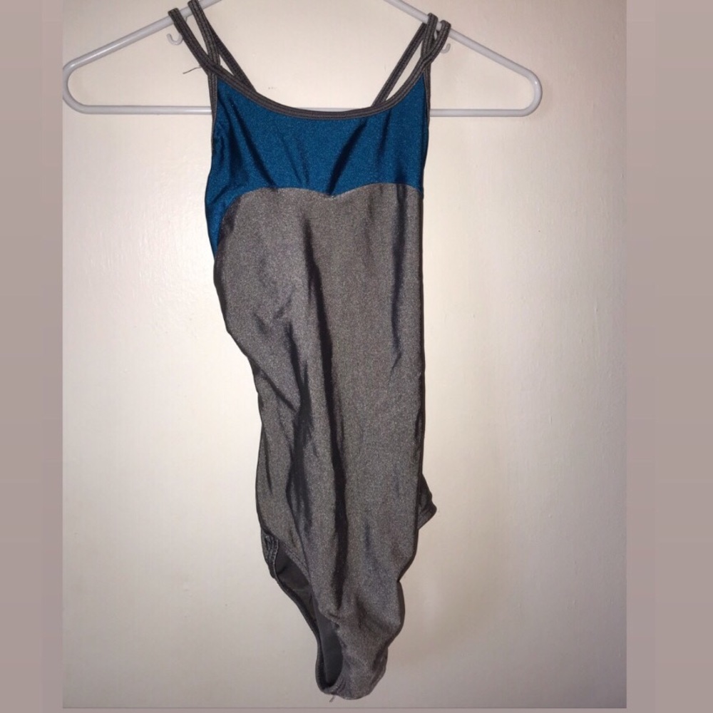 BAL TOGS shiny racerback leotard/bodysuit 💎✨